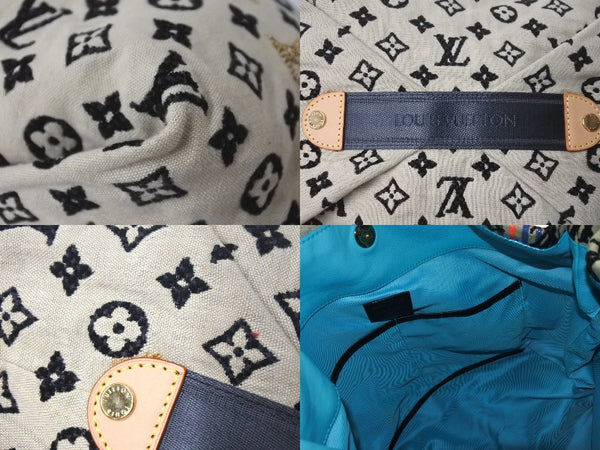 Like new LOUIS VUITTON Scrunchie Bohemian shoulder bag M40382 Beige Multicolor Gold hardware Used 4c075650