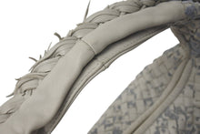 画像をギャラリービューアに読み込む, 極美品 BOTTEGAVENETA ボッテガヴェネタ ショルダーバッグ イントレチャート フリンジ ホーボー レザー アイボリー 中古 4c075652