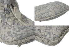 画像をギャラリービューアに読み込む, 極美品 BOTTEGAVENETA ボッテガヴェネタ ショルダーバッグ イントレチャート フリンジ ホーボー レザー アイボリー 中古 4c075652