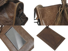 画像をギャラリービューアに読み込む, BALENCIAGA バレンシアガ ザシティ ミディアム 2way ショルダーバッグ ハンドバッグ ブラウン アンティークゴールド 美品 中古 4c075654
