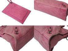 画像をギャラリービューアに読み込む, BALENCIAGA バレンシアガ ザ シティ 2WAY ハンドバッグ ピンク レザー 115748 ショルダーバッグ 良品 中古 4c075665