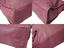 画像をギャラリービューアに読み込む, BALENCIAGA バレンシアガ ザ シティ 2WAY ハンドバッグ ピンク レザー 115748 ショルダーバッグ 良品 中古 4c075665