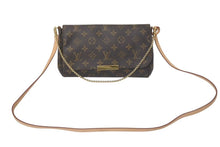 画像をギャラリービューアに読み込む, 極美品 LOUIS VUITTON ルイヴィトン モノグラム フェイボリットPM ショルダーバッグ M40717 ブラウン ゴールド金具 中古 4c075668