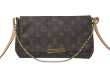 画像をギャラリービューアに読み込む, 極美品 LOUIS VUITTON ルイヴィトン モノグラム フェイボリットPM ショルダーバッグ M40717 ブラウン ゴールド金具 中古 4c075668