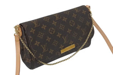 画像をギャラリービューアに読み込む, 極美品 LOUIS VUITTON ルイヴィトン モノグラム フェイボリットPM ショルダーバッグ M40717 ブラウン ゴールド金具 中古 4c075668