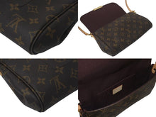 画像をギャラリービューアに読み込む, 極美品 LOUIS VUITTON ルイヴィトン モノグラム フェイボリットPM ショルダーバッグ M40717 ブラウン ゴールド金具 中古 4c075668