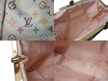 Load image into Gallery viewer, LOUISVUITTON ルイヴィトン オモニエール ハンドバッグ M92060 モノグラムサテン ホワイト マルチカラー ゴールド金具 良品 中古 4c075669
