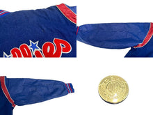 画像をギャラリービューアに読み込む, JH DESIGN JHデザイン リバーシブル バーシティジャケット スタジャン PHILLIES フィリーズ MLB ブルー ウール アクリル レザー XXL 美品 中古 4c075671