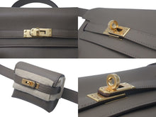 Load image into Gallery viewer, 新品未使用 HERMES エルメス ショルダーバッグ ケリームーブ スイフト エトゥープ ゴールド金具 B刻印 4c075677