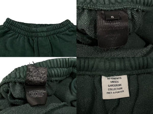 VETEMENTS HAUTE COUTURE Sweatpants UE52PA160V Green Cotton S Good Condition Used 4c075679