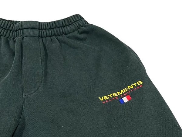 VETEMENTS HAUTE COUTURE Sweatpants UE52PA160V Green Cotton S Good Condition Used 4c075679