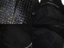 画像をギャラリービューアに読み込む, BOTTEGA VENETA ボッテガヴェネタ イントレチャート ハンドバッグ 138749 エナメル レザー ブラック イエロー 美品 中古 4c075691