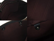 画像をギャラリービューアに読み込む, 極美品 LOUIS VUITTON ルイヴィトン キーポルバンドリエール55 ボストンバッグ M56714 モノグラムマカサー ブラック 中古 4c075696