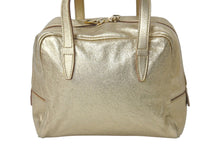 Load image into Gallery viewer, Yves SaintLaurent イブサンローラン yメール ハンドバッグ 197459 002404 レザー ゴールド ブラック ゴールド金具 美品 中古 4c075699