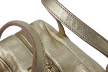 Load image into Gallery viewer, Yves SaintLaurent イブサンローラン yメール ハンドバッグ 197459 002404 レザー ゴールド ブラック ゴールド金具 美品 中古 4c075699