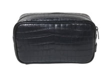Load image into Gallery viewer, 極美品 SAINT LAURENT サンローラン クラッチバッグ クロコ型押し GUE664555 0521 イタリア製 レザー ブラック 中古 4c075725