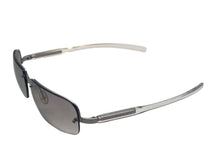 画像をギャラリービューアに読み込む, PRADA プラダ サングラス ハーフリム SPR 69C 2AC-7A1 メタル プラスチック シルバー Japan製 クリア 美品 中古 4c075733