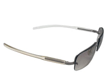 画像をギャラリービューアに読み込む, PRADA プラダ サングラス ハーフリム SPR 69C 2AC-7A1 メタル プラスチック シルバー Japan製 クリア 美品 中古 4c075733