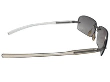 画像をギャラリービューアに読み込む, PRADA プラダ サングラス ハーフリム SPR 69C 2AC-7A1 メタル プラスチック シルバー Japan製 クリア 美品 中古 4c075733