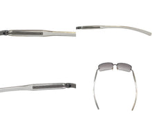 画像をギャラリービューアに読み込む, PRADA プラダ サングラス ハーフリム SPR 69C 2AC-7A1 メタル プラスチック シルバー Japan製 クリア 美品 中古 4c075733