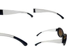 Load image into Gallery viewer, 極美品 CHANEL シャネル サングラス ココマーク ロゴ 5264-A イタリア製 プラスチック チャコールブラウン クリア 57◻︎17 中古 4c075736