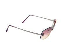 Load image into Gallery viewer, CHANEL シャネル サングラス フレームレス 4002 c.124/58 パープルグラデーション ココマーク イタリア製 美品 中古 4c075737