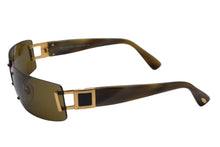 Load image into Gallery viewer, BVLGARI ブルガリ サングラス ブラウンレンズ マーブル 62□15 120 626 101/73 ゴールド金具 美品 中古 4c075739