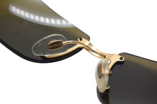 Load image into Gallery viewer, BVLGARI ブルガリ サングラス ブラウンレンズ マーブル 62□15 120 626 101/73 ゴールド金具 美品 中古 4c075739