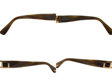 Load image into Gallery viewer, BVLGARI ブルガリ サングラス ブラウンレンズ マーブル 62□15 120 626 101/73 ゴールド金具 美品 中古 4c075739