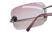 Load image into Gallery viewer, CHANEL シャネル サングラス フレームレス 4017-D c.124/58 ピンクグラデーション ココマーク イタリア製 美品 中古 4c075740