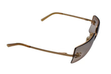 Load image into Gallery viewer, CHANEL シャネル サングラス グラデーション ココマーク イタリア製 メタル ブラウン シルバー金具 サイズ62□15 美品 中古 4c075741