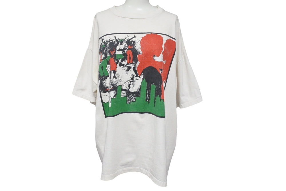 VINTAGE SOMETIMES I GET FREAKY! Short sleeve T-shirt Size XL White ADVANCE ATHLETIC Old clothes Good condition Used 4c075781
