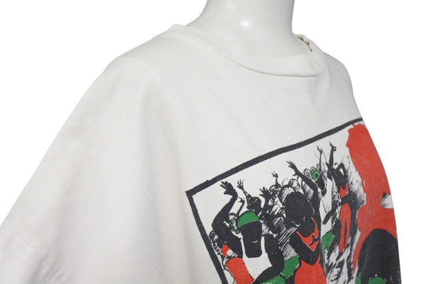 VINTAGE SOMETIMES I GET FREAKY! Short sleeve T-shirt Size XL White ADVANCE ATHLETIC Old clothes Good condition Used 4c075781