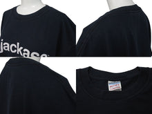 画像をギャラリービューアに読み込む, VINTAGE ヴィンテージ Jackass ジャッカス プロモーション 半袖Tシャツ 2005 コットン ブラック ホワイト サイズL 良品 中古 4c075801