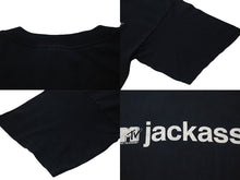 画像をギャラリービューアに読み込む, VINTAGE ヴィンテージ Jackass ジャッカス プロモーション 半袖Tシャツ 2005 コットン ブラック ホワイト サイズL 良品 中古 4c075801