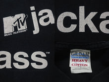 画像をギャラリービューアに読み込む, VINTAGE ヴィンテージ Jackass ジャッカス プロモーション 半袖Tシャツ 2005 コットン ブラック ホワイト サイズL 良品 中古 4c075801