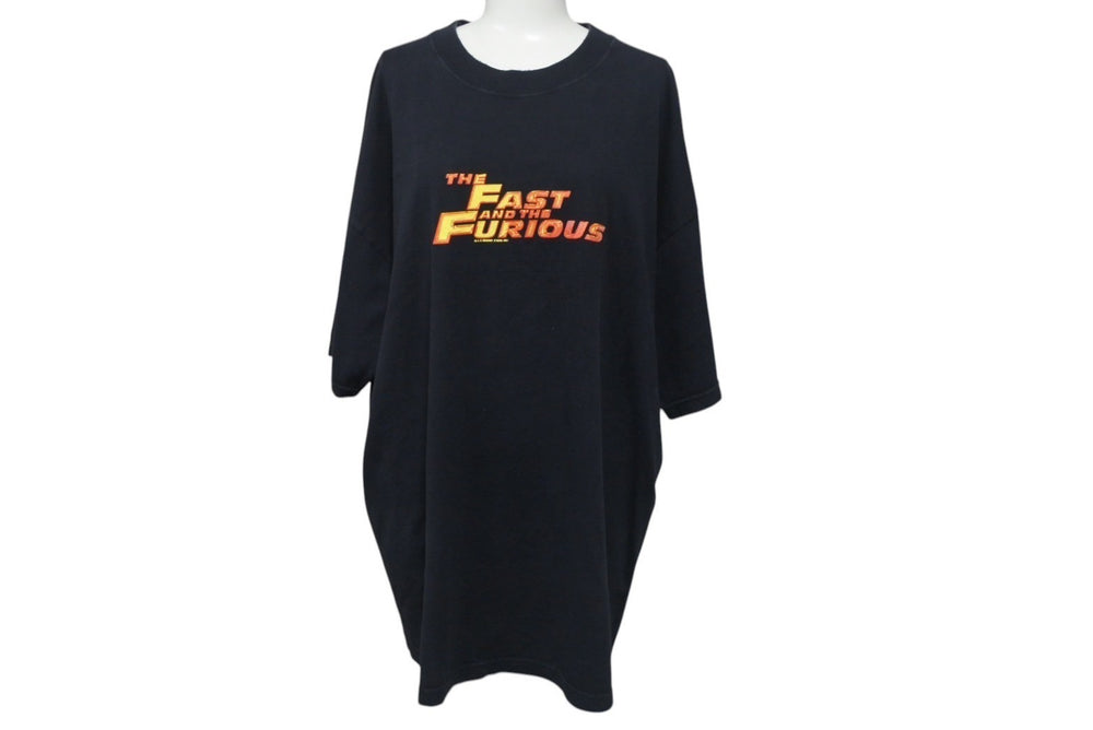 VINTAGE Vintage The Fast and The Furious Short Sleeve T-shirt Black Cotton Size XL Good Condition Used 4c075803