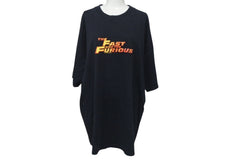 VINTAGE Vintage The Fast and The Furious Short Sleeve T-shirt Black Cotton Size XL Good Condition Used 4c075803