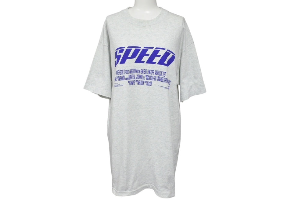 Very good condition VINTAGE Vintage 90's SPEED Speed ​​Movie T-shirt Size L Made in 1994 Keanu Reeves Gray Movie Used 4c075804