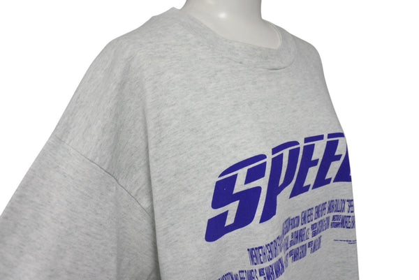 極美品 VINTAGE ヴィンテージ 90's SPEED スピード ムービーTシャツ サイズL 1994年製 キアヌリーブス グレー 映画 中古 4c075804