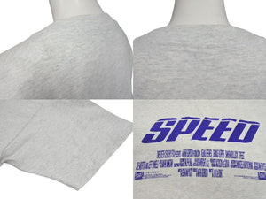 極美品 VINTAGE ヴィンテージ 90's SPEED スピード ムービーTシャツ サイズL 1994年製 キアヌリーブス グレー 映画 中古 4c075804