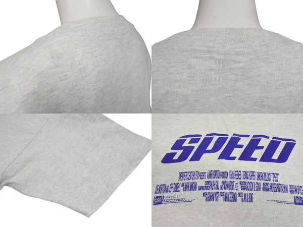 極美品 VINTAGE ヴィンテージ 90's SPEED スピード ムービーTシャツ サイズL 1994年製 キアヌリーブス グレー 映画 中古 4c075804