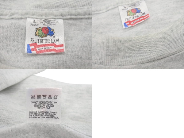 極美品 VINTAGE ヴィンテージ 90's SPEED スピード ムービーTシャツ サイズL 1994年製 キアヌリーブス グレー 映画 中古 4c075804