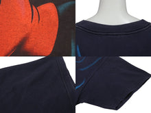 画像をギャラリービューアに読み込む, VINTAGE ヴィンテージ MICKY ミッキー オフィシャル 半袖Tシャツ コットン ネイビー ベージュ ONE SIZE 良品 中古 4c075813