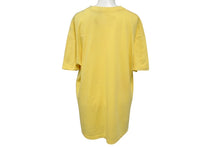 画像をギャラリービューアに読み込む, VINTAGE ヴィンテージ shell シェル パロディ hell 半袖Tシャツ コットン イエロー レッド サイズL 良品 中古 4c075822