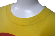 画像をギャラリービューアに読み込む, VINTAGE ヴィンテージ shell シェル パロディ hell 半袖Tシャツ コットン イエロー レッド サイズL 良品 中古 4c075822