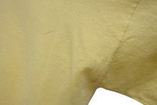 画像をギャラリービューアに読み込む, VINTAGE ヴィンテージ shell シェル パロディ hell 半袖Tシャツ コットン イエロー レッド サイズL 良品 中古 4c075822