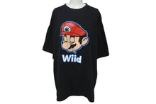 画像をギャラリービューアに読み込む, VINTAGE ヴィンテージ マリオ パロディ Wiid 半袖Tシャツ サイズXL WEED ウィード マリファナ 古着 ブラック 美品 中古 4c075827
