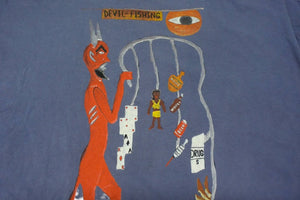 VINTAGE Vintage 90s HOUSE OF BLUES House of Blues Short Sleeve T-shirt Cotton Purple Size XL Good Condition Used 4c075828