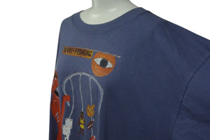VINTAGE Vintage 90s HOUSE OF BLUES House of Blues Short Sleeve T-shirt Cotton Purple Size XL Good Condition Used 4c075828